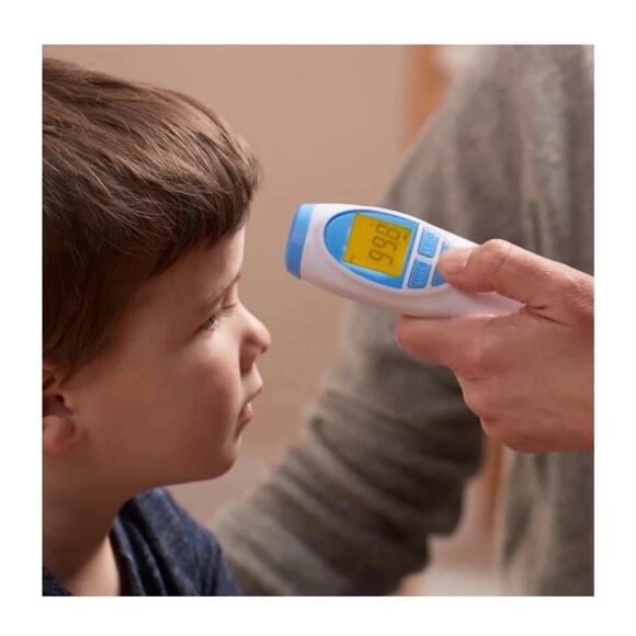 Vicks No Touch 3-in-1 Thermometer Measures Forehead Food and Bath Temperatures - Picture 2 of 6